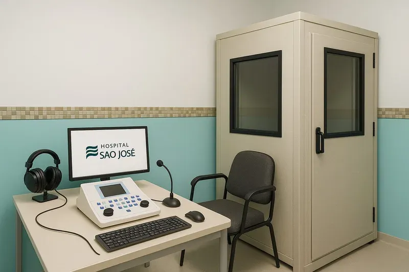 Cabine de audiometria